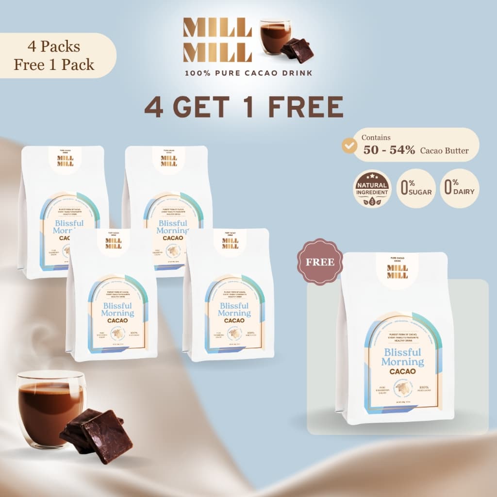Blissful Morning Mill Mill คาเคาบริสุทธิ์ 100% Pure Cacao รูปที่ 3