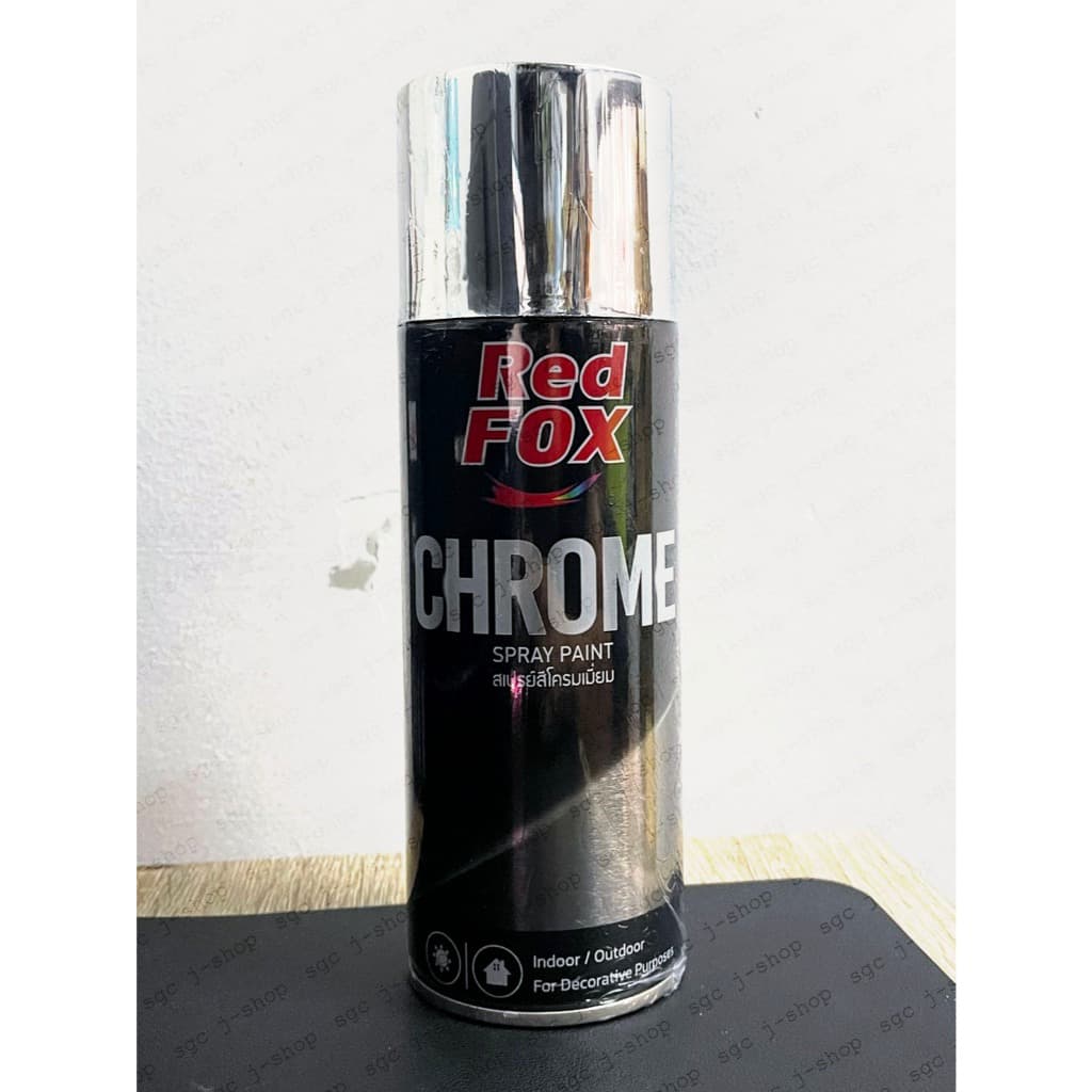REDFOX สีสเปรย์ โครเมี่ยม Chrome Acrylic Spray Paint 255กรัม รูปที่ 6