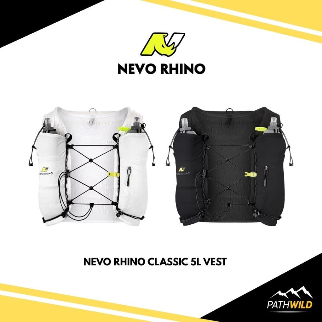 NEVO RHINO CLASSIC 5L VEST เป้น้ำแบบ Unisex ขนาด 5 ลิตร มาพร้อมขวดนิ่ม 500 ml. มีช่องเก็บของหลายช่อง รูปที่ 1