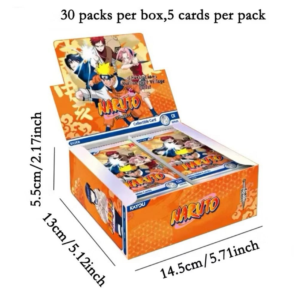 ถูกที่สุด ร้านไทย การ์ด Kayou Naruto T2W8 เวอร์ชันภาษาอังกฤษ English SEA Zone กล่องส้ม ยก Box ของแท้ ในซีล รูปที่ 3