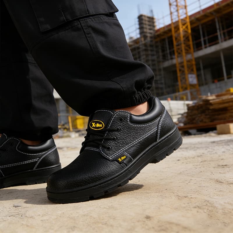 G02/G02K รองเท้าเซฟตี้ หัวเหล็ก พื้นเหล็ก X-Box Safety Shoes รองเท้านิรภัย Size 36-47 รูปที่ 6