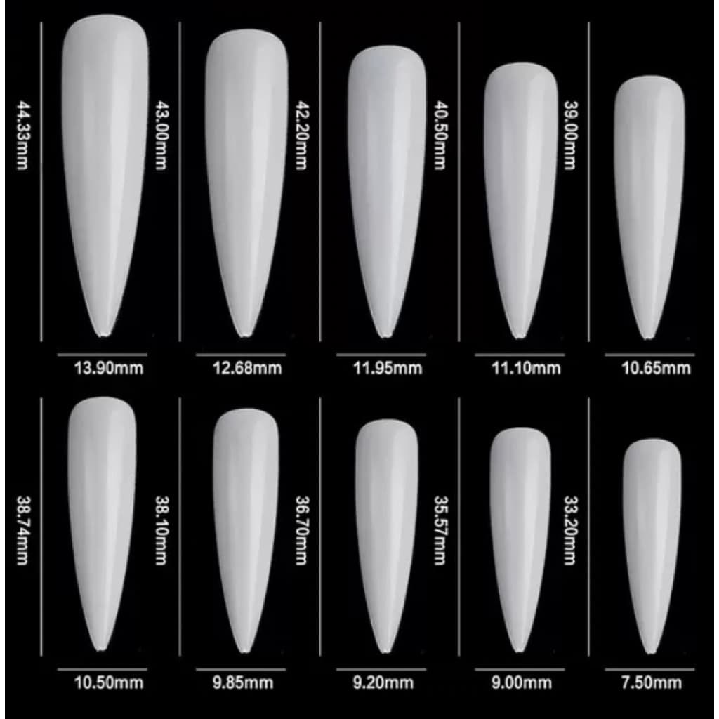 เล็บปลอมextra long ยาวพิเศษ สินค้าพร้อมกาว รูปที่ 3