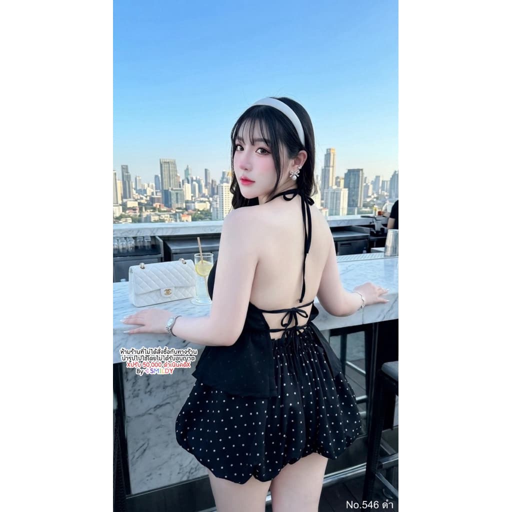 สาวอวบ ออกงาน เซ็ตสาวอวบ ไซส์ใหญ่ เซ็ตชีฟองโชว์หลังกางเกงบอลลูน อก 38-50+ นิ้ว เอว 30-48 นิ้ว สพ 40-58 นิ้วงานแซ่บสาวอวบ รูปที่ 6