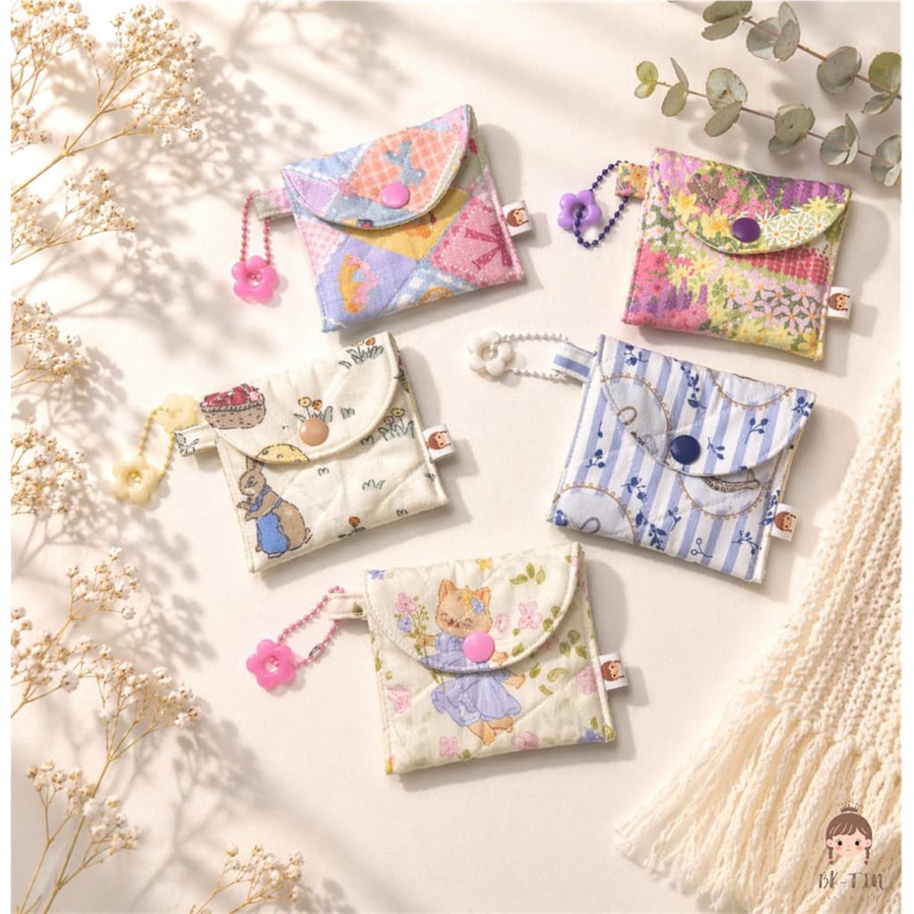 Earphone Pouch Collection | กระเป๋าผ้าใส่หูฟัง ใส่ AirPods ลายน่ารัก พกพาสะดวก รูปที่ 3