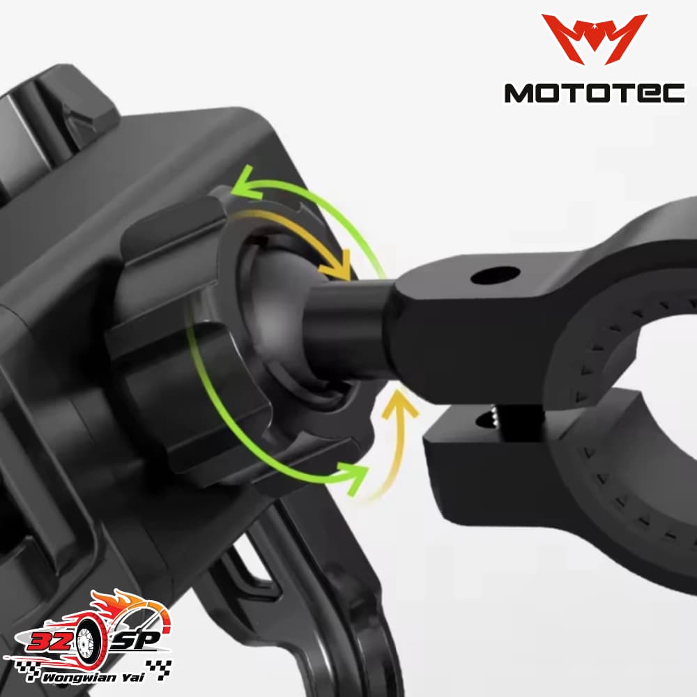 ที่จับโทรศัพท์มือถือสำหรับมอเตอร์ไซค์ MOTOTEC NEO LITE ของแท้!! !! รูปที่ 7