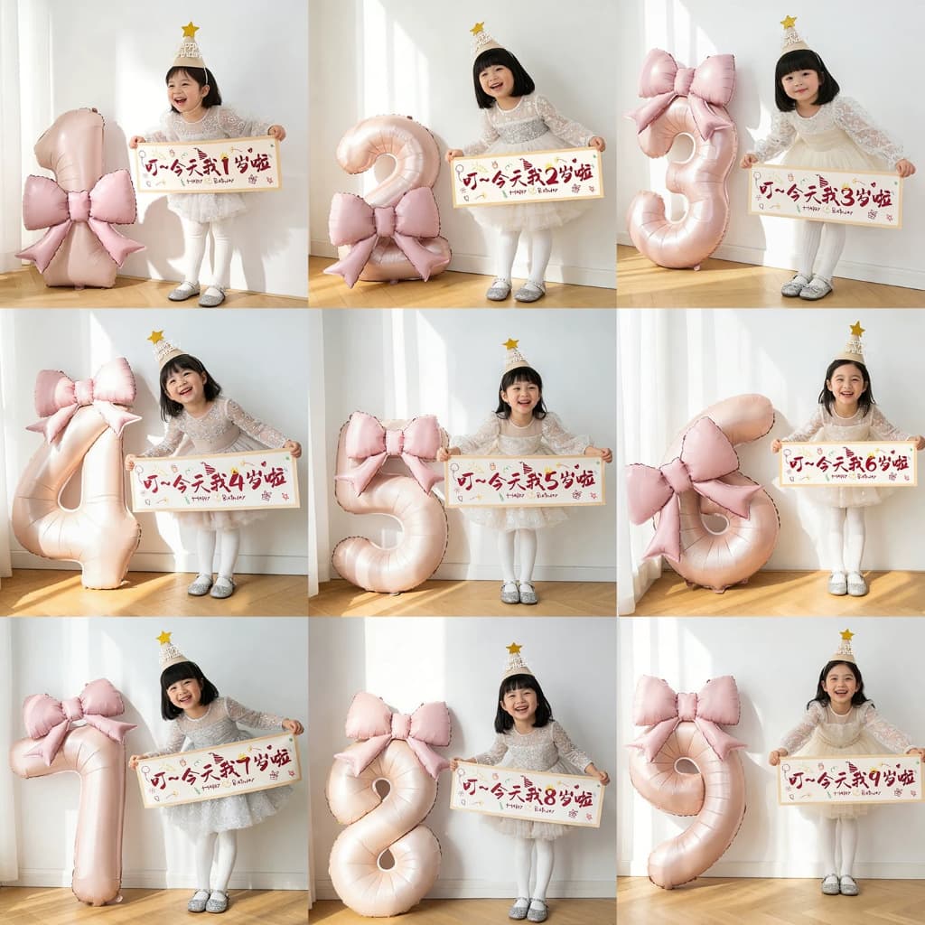 ลูกโป่ง 40นิ้ว ลูกโป่งวันเกิด ตัวเลขวันเกิด ลูกดป่งตัวเลข balloon รูปที่ 6