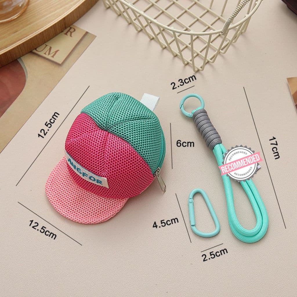 ไอเดียของขวัญ! กระเป๋าหมวกจิ๋ว Angfor งานละเอียด สีพาสเทลน่ารักมาก เหมาะเป็นพวงกุญแจสุดพรีเมียม รูปที่ 5