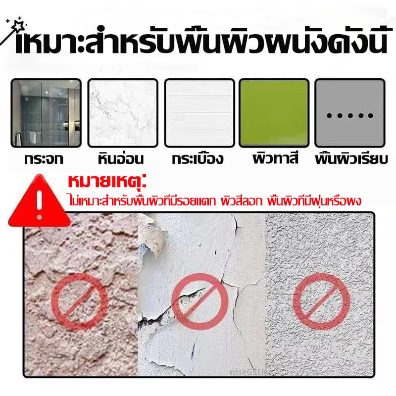 ไม่หลุด 100 ปี ที่แขวนติดผนัง สูงสุด 50 กก. ตะขอชั้นวางของ ตะขอติดผนัง ติดตั้งไร้รอยตัวล็อกสองขาใสทรงU ตะขอแขวนติดผนัง รูปที่ 5