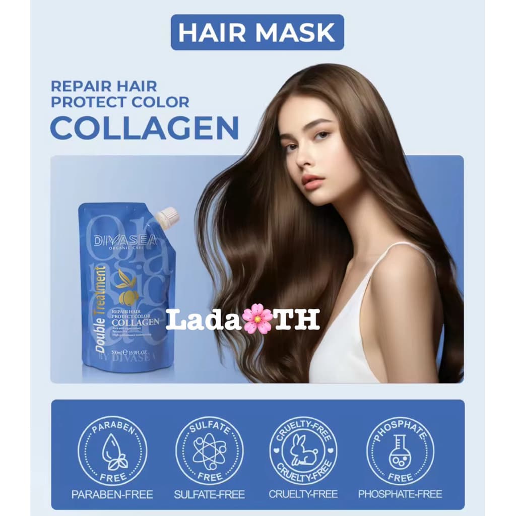 Divaseaทรีทเมนท์Double Treatment 500ml แพคเกจใหม่ รูปที่ 7