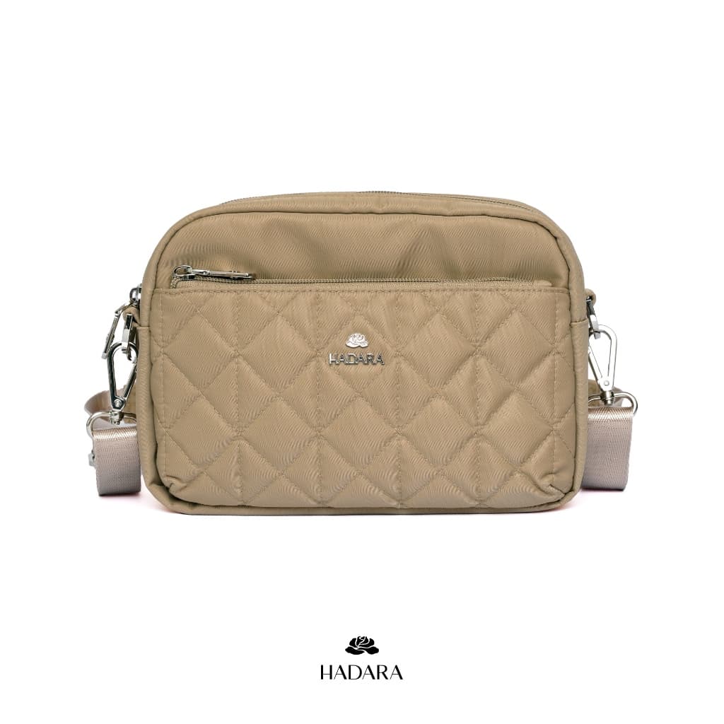 Hadara Moment Series No.33 กระเป๋าสะพาย ผ้า Deluxe Nylon 21 ช่องจัดเก็บ ใส่ IPadmini ได้ รูปที่ 1
