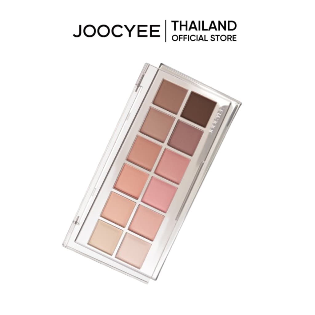 JOOCYEE 12 SHADES EYESHADOW PALETTE อายแชโดว์เนื้อเนียน สีแน่น พาเลตต์เดียวเพื่อตาสวย ครบทุกสไตล์ รูปที่ 1