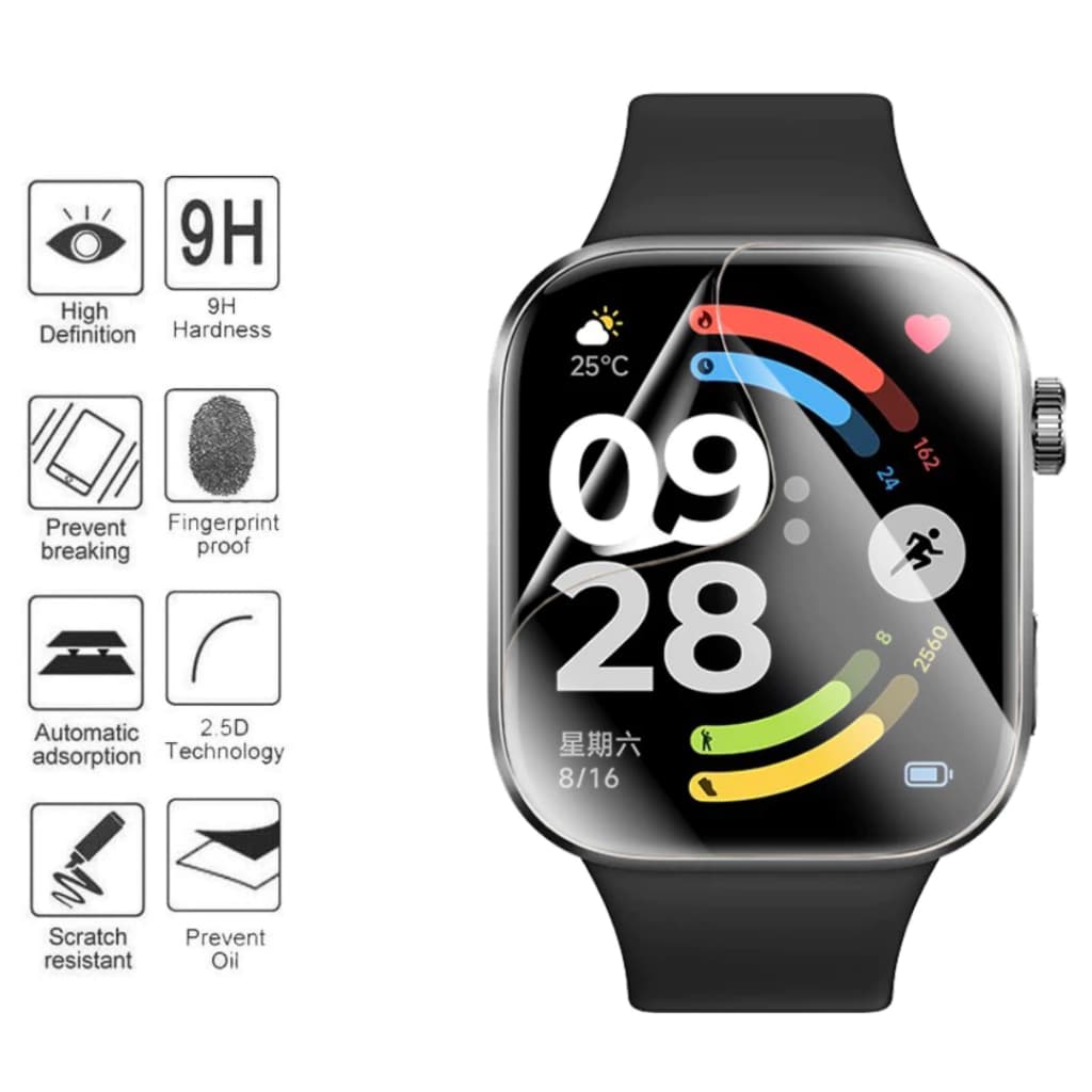 เคส ฟิล์ม สำหรับ นาฬิกา Redmi Watch 6 รุ่นใหม่ 2026 ฟิล์มกันรอย Case ติดง่าย ป้องกันรอยขีดข่วน รูปที่ 4