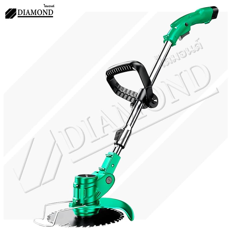 Diamond เครื่องตัดหญ้าไฟฟ้าไร้สาย กำลังไฟ3900W น้ำหนักเบา แรงดี ฟรี: กรรไกรตัดหญ้า รูปที่ 3