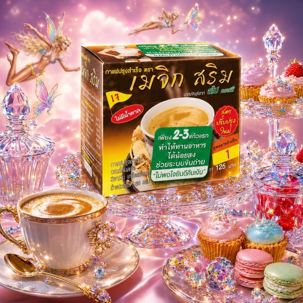 กาแฟ เมจิก สริม 150 g1กล่อง10ซอง รูปที่ 1