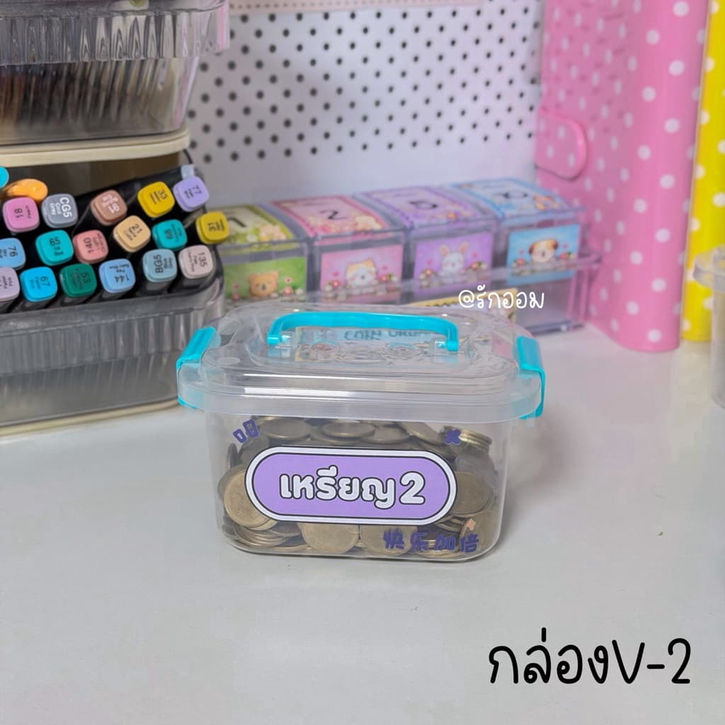 กล่องV กล่องใส่ของอเนกประสงค์ กล่องพลาสสติ๊ก รูปที่ 3