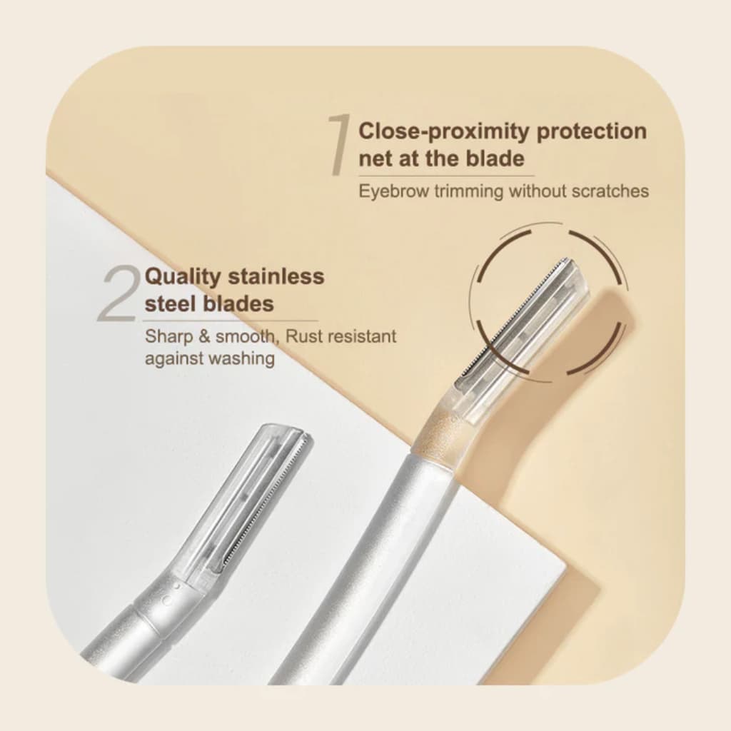 Judydoll Semi-Transparent Eyebrow Razor จูดี้ดอล มีดโกนขนคิ้วและรอบดวงตา รูปที่ 4