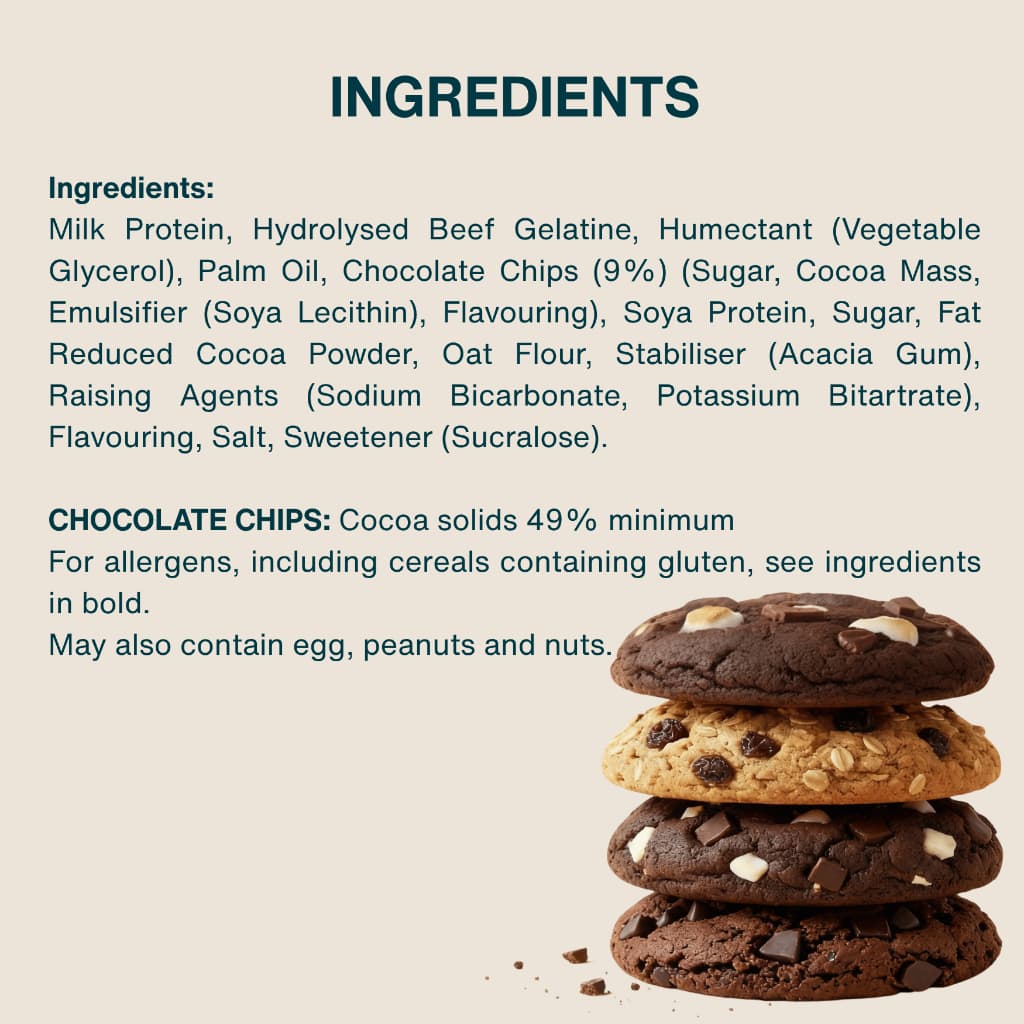 Myprotein Extra Protein Cookie 1 box , myprotein, Protein bar, โปรตีนบาร์ รูปที่ 3
