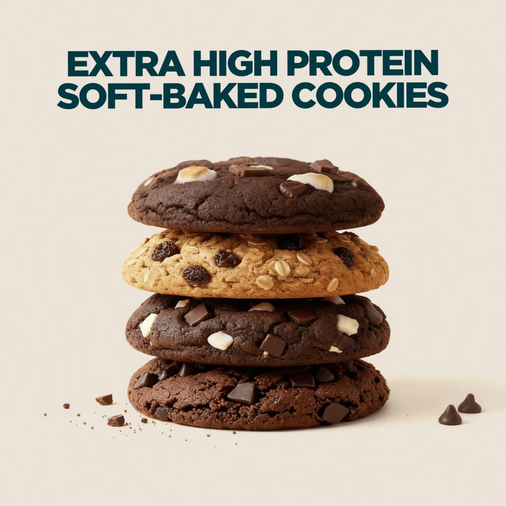 Myprotein Extra Protein Cookie 1 box , myprotein, Protein bar, โปรตีนบาร์ รูปที่ 4