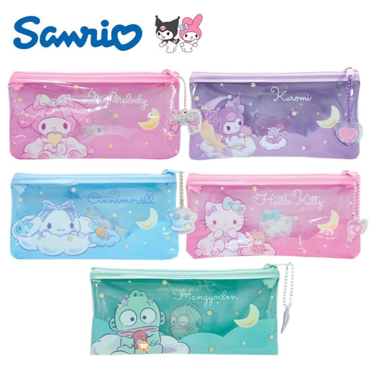 กระเป๋าดินสอ Sanrio ลิขสิทธิ์แท้ melody kitty kuromi hangyodon ขนาด 10x20 ซม.รุ่น 0015 เนื้อ PVC รูปที่ 1
