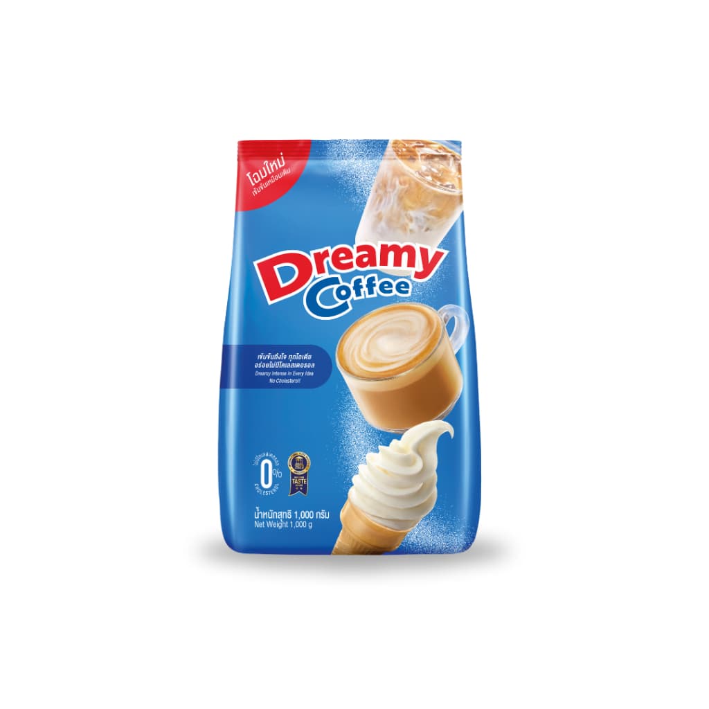 Coffee Dreamy ครีมเทียม ดรีมมี่ สีฟ้า ขนาด 1,000 กรัม รูปที่ 2