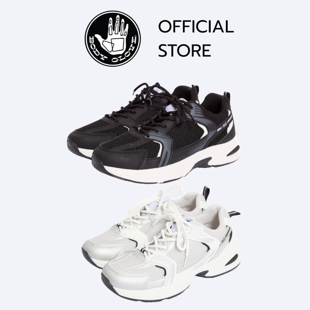 BODY GLOVE Shoe รองเท้าผ้าใบ ผู้ชาย-ผู้หญิง สีดำ-เทา รูปที่ 1