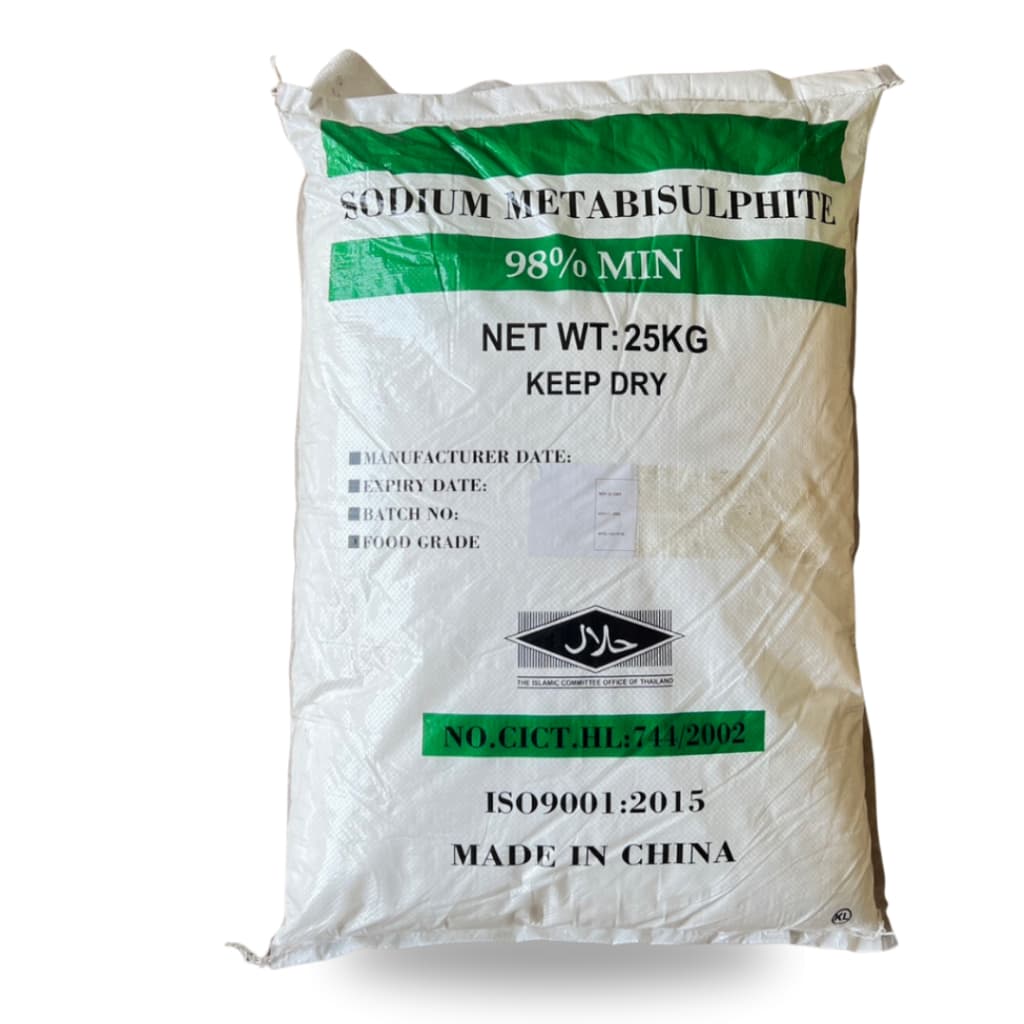 Sodium Metabisulfite : โซเดียมเมตาไบซัลไฟต์ 1kg รูปที่ 2