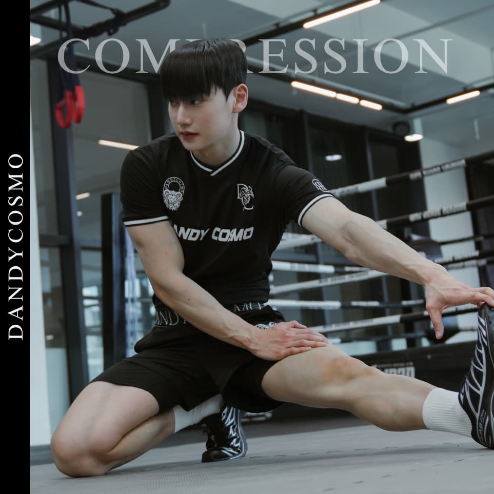 DANDY COSMO | ชุดออกกำลังกายผู้ชาย ENGINEERED Compression เสื้อ กางเกงฟิตเนส ใส่วิ่ง ยิม สายกีฬา รูปที่ 2