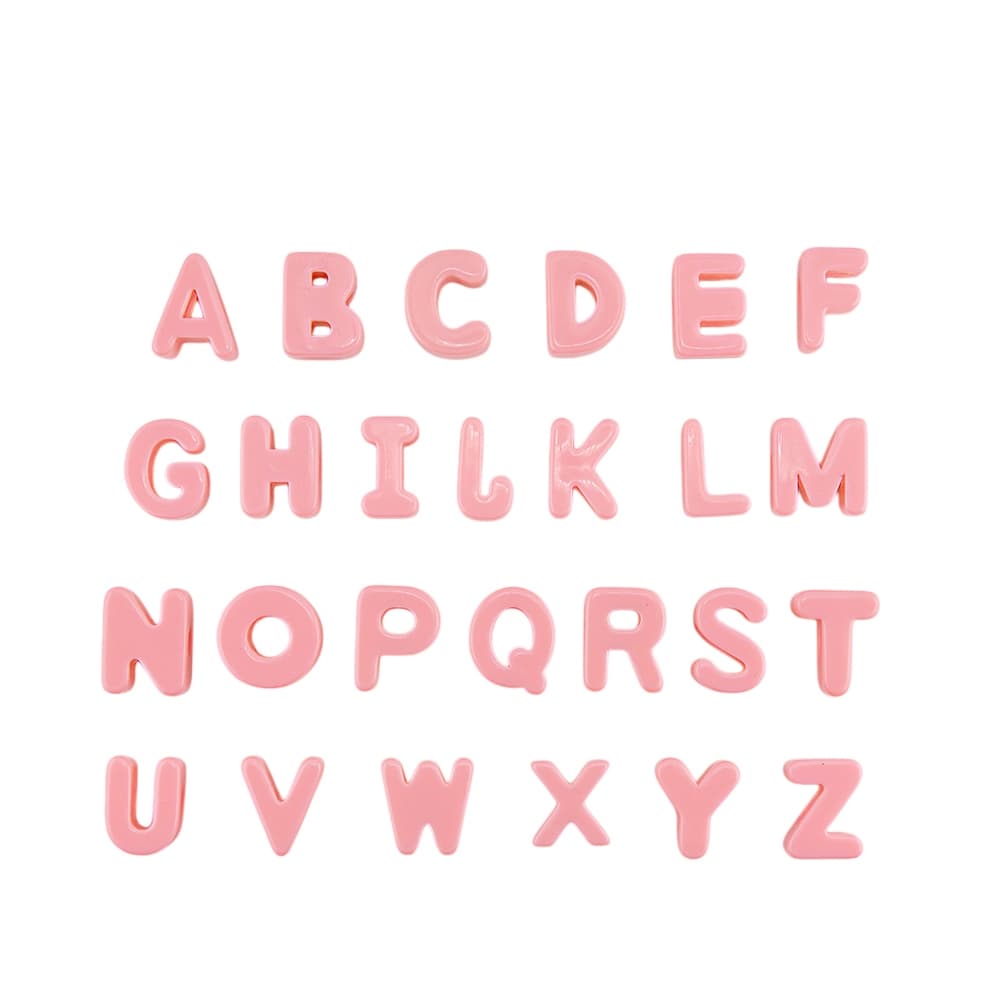 ลูกปัดอักษรภาษาอังกฤษ A-Z โทนสีล้วนสุดละมุน คุมโทนสุดๆ สำหรับร้อยเชือก Custom พวงกุญแจ งาน DIY ยอดฮิต รูปที่ 3
