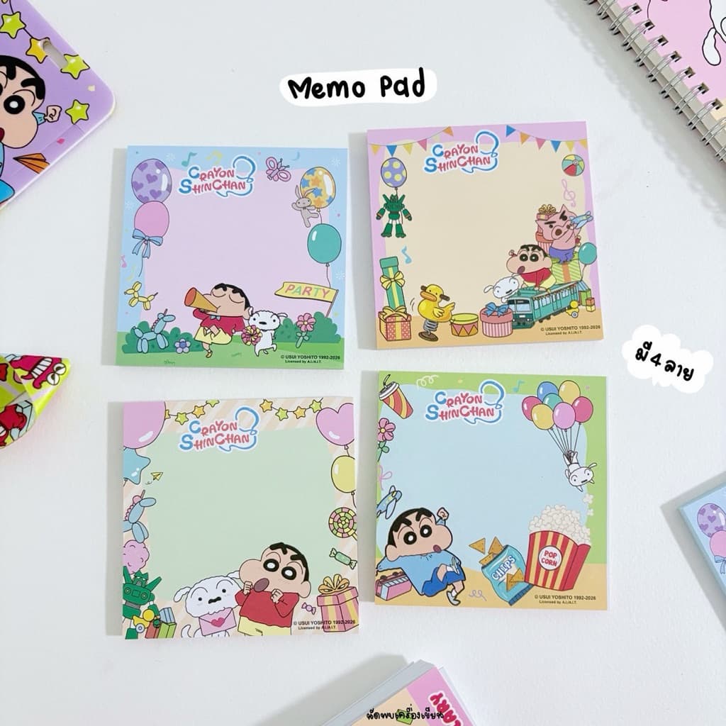 Crayon Shinchan memo Note ชินจัง กระดาษโน้ต รูปที่ 3
