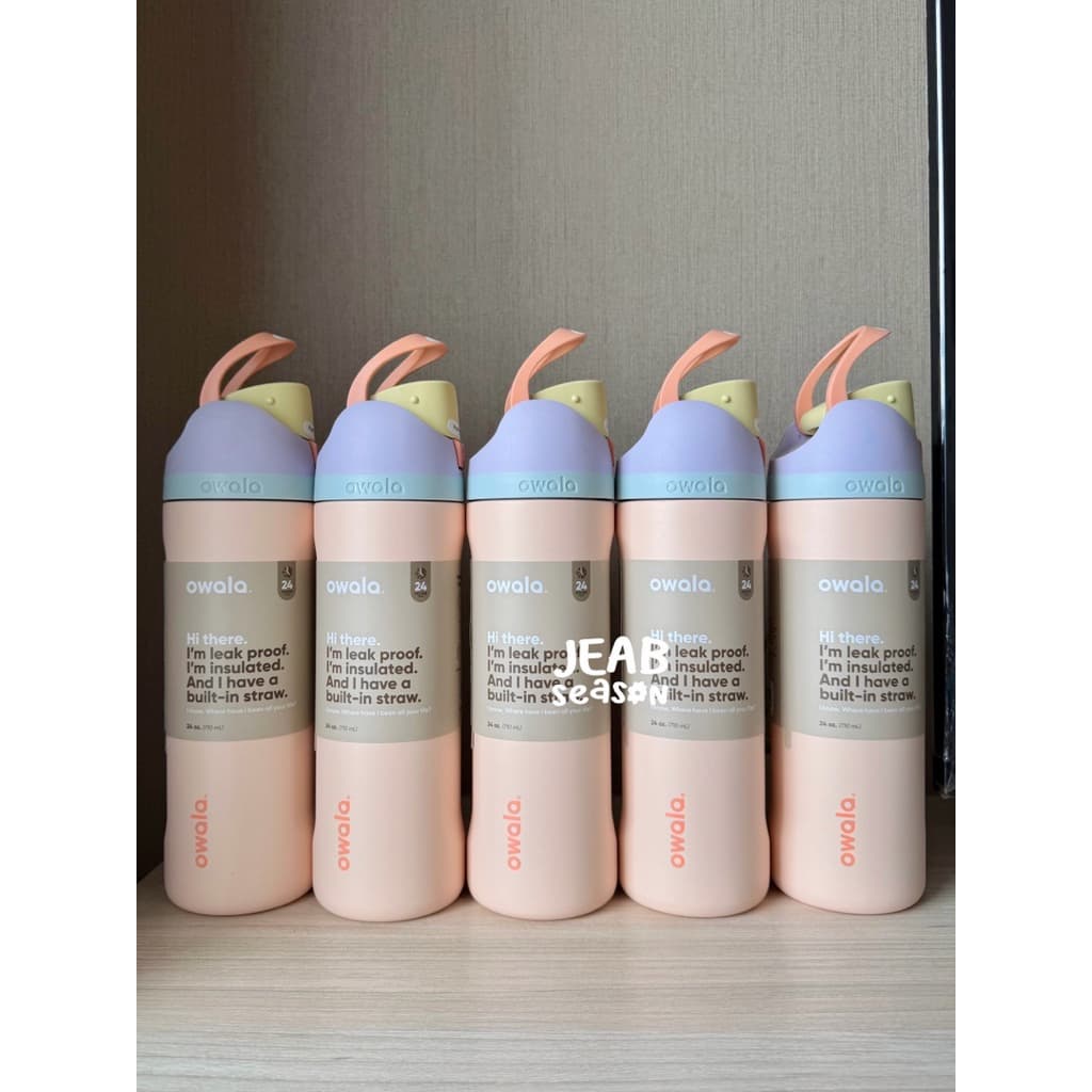 โอวาล่า ตระกร้านี้ ส่งด่วนได้ | Owala FreeSip อเมริกา 100% กระบอกน้ำ ขวดน้ำ Owala รูปที่ 2
