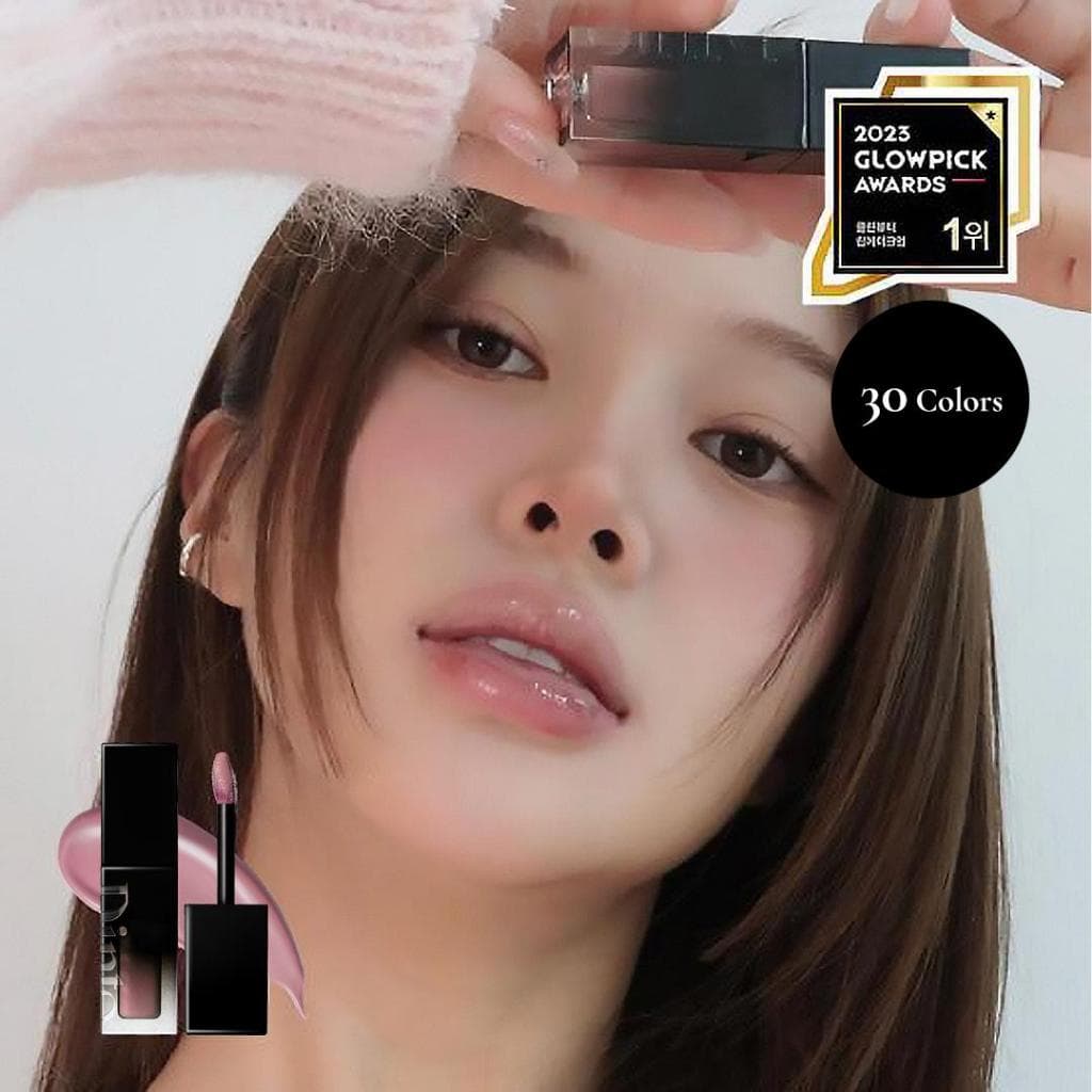 Dinto : Blur-Glowy Lip Tint + Blur-Finish blusher รูปที่ 3