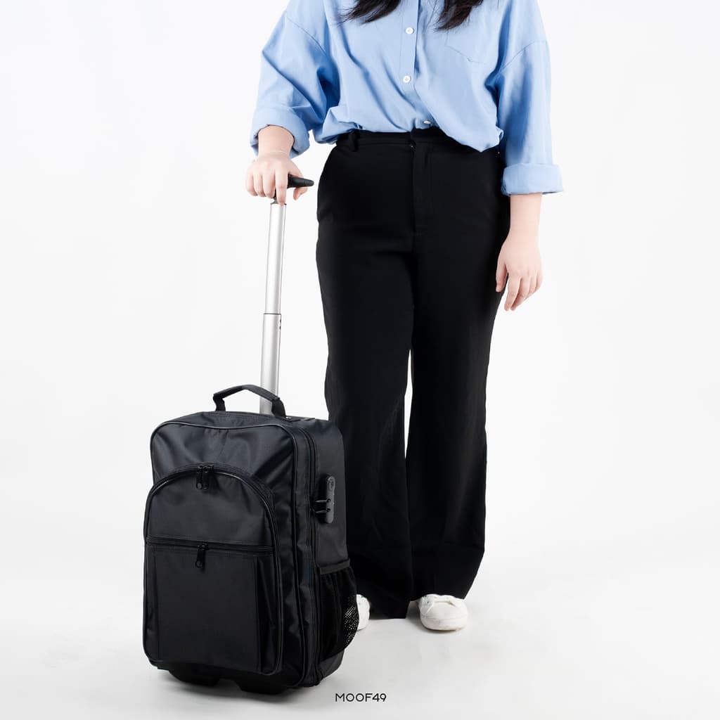 MOOF49 Moof to School Backpack. กระเป๋าเป้ กระเป๋านักเรียน มีล้อลาก รูปที่ 7