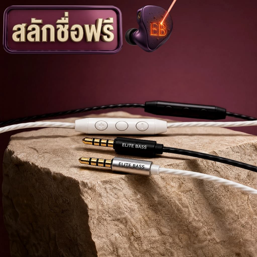 หูฟัง Earbud มะยม Extreme เบสทรงพลัง เสียงใส - Elite BASS 3.5 MM รูปที่ 4