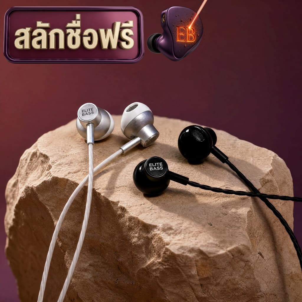 หูฟัง Earbud มะยม Extreme เบสทรงพลัง เสียงใส - Elite BASS 3.5 MM รูปที่ 1