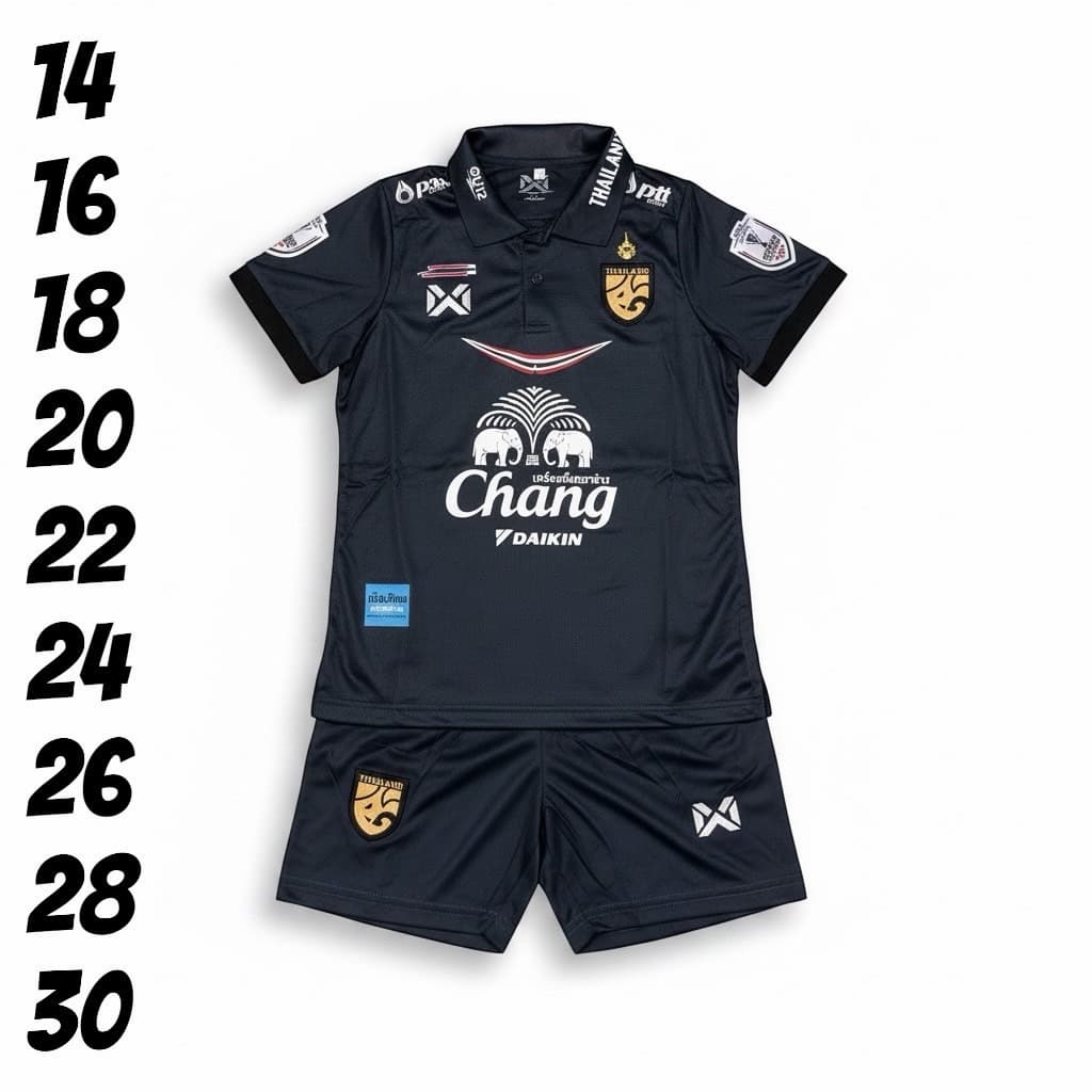 ชุดบอลชุดกีฬาเด็กเสื้อพร้อมกางเกงผ้านิ่มเย็นใส่สบายไม่ระคายเคืองต่อผิวซักรักษาง่ายใส่ได้ทั้งเด็กหญิงแหละชาย รูปที่ 7