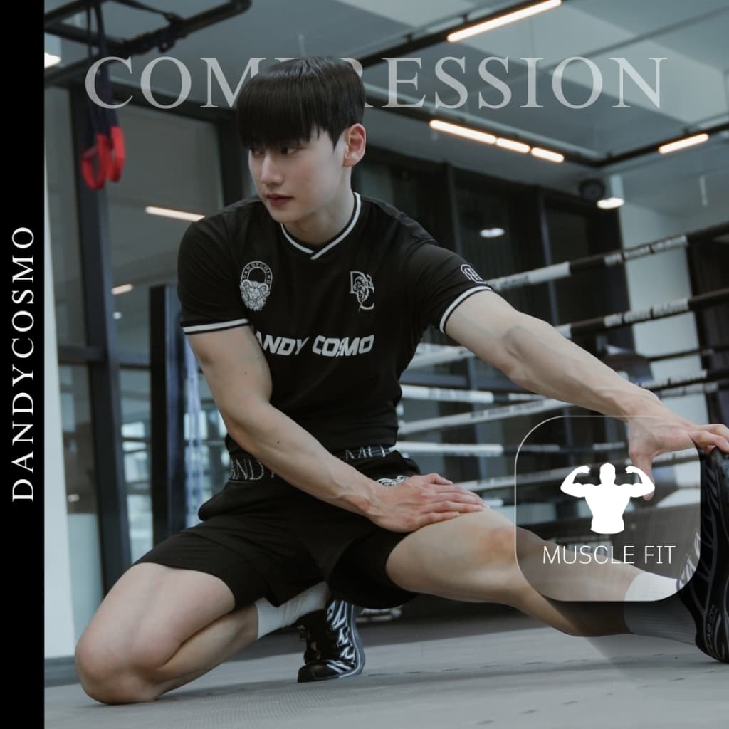 DANDY COSMO | ชุดออกกำลังกายผู้ชาย ENGINEERED Compression เสื้อ กางเกงฟิตเนส ใส่วิ่ง ยิม สายกีฬา รูปที่ 1