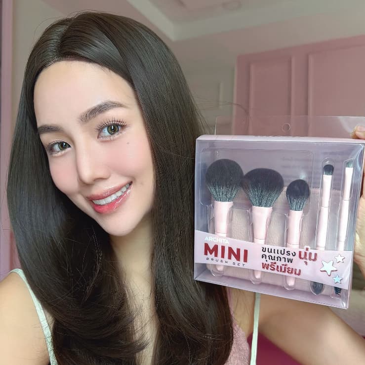 ARCHITA-MINI BRUSH SET เซ็ตแปรงแต่งหน้าขนาดพกพา รูปที่ 4