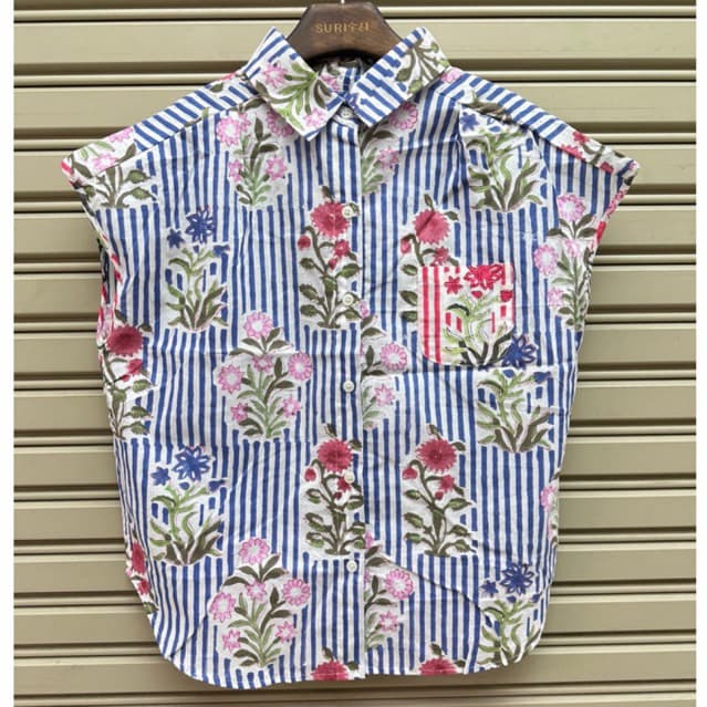 โพส2 อัพเดทลายใหม่อัพเดทลายตลอด‍เสื้อเชิ้ต ผ้าคอตตอนอินเดีย ใส่ง่าย ระบายอากาศดี มีกระดุมหน้า กระเป๋า คอปกเชิ้ต รูปที่ 8