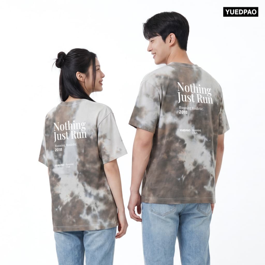 Yuedpao Sportswear 2026 - Tie Dye Running Shirts เสื้อออกกำลังกาย ลายมัดย้อม เสื้อวิ่ง เสื้อกีฬา ระบายอากาศ รูปที่ 4