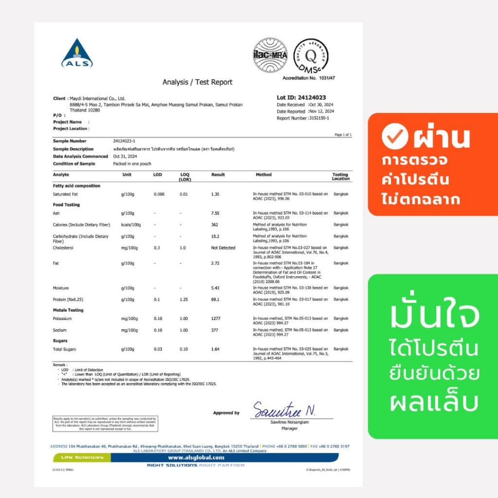 โปรตีนจากพืช ไม่สากคอ - Plant Protein - Rocketeer - โปรตีนพืช 100% รสช็อคโกแลต 908 กรัม รูปที่ 2