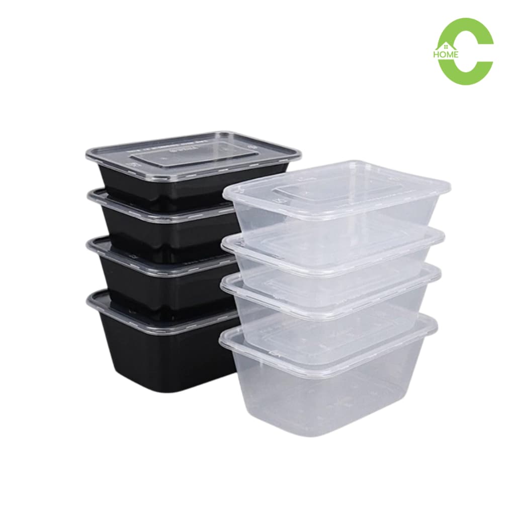 กล่องข้าวพลาสติก กล่องใส่อาหาร พร้อมฝาปิด25ชิ้น ทนความร้อน180 °Cและความเย็นได้ถึง -20°C Narmall_ รูปที่ 1