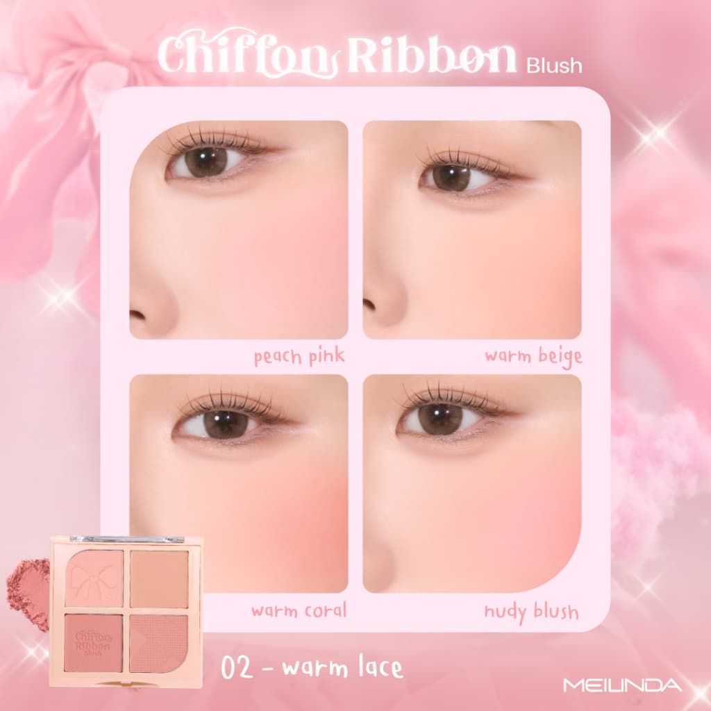 Meilinda Chiffon Ribbon Blush #MC5102 เมลินดา ชิฟฟ่อน ริบบ้อน บลัช รูปที่ 6