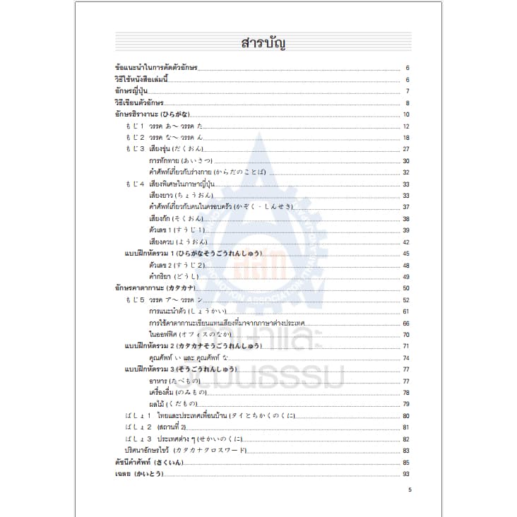 สนุกคัดอักษรคานะ 9789744432674 รูปที่ 3