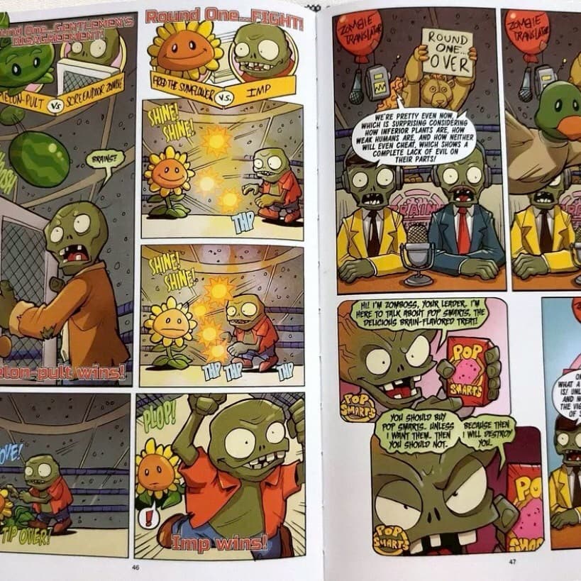 ชุดหนังสือการ์ตูน Plants vs. Zombies: สนุก ปลูกฝังนิสัยรักการอ่าน และยังช่วยกระตุ้นความคิดสร้างสรรค์! รูปที่ 6