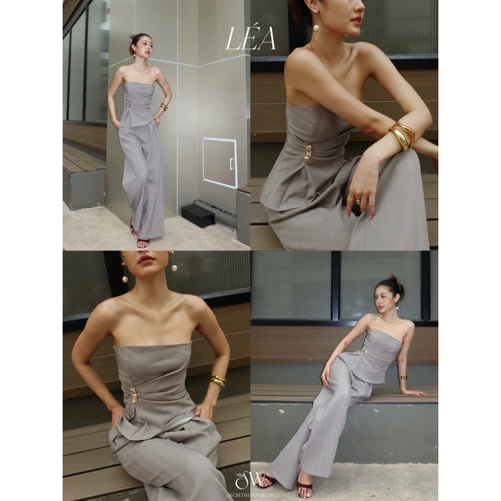 Lea effortless เช็ทเกาะอกเช็ทกางเกง รูปที่ 3