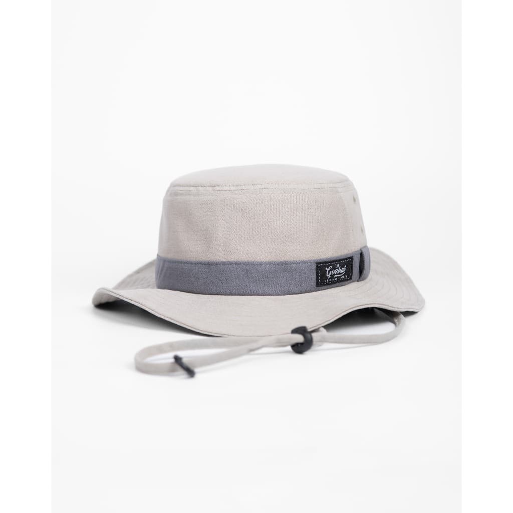 G002 Grey หมวกเดินป่า สไตล์สตรีทวินเทจ งานคอตตอนฟอกพิเศษ สีทูโทน เบา สวย ใส่สบาย รูปที่ 7