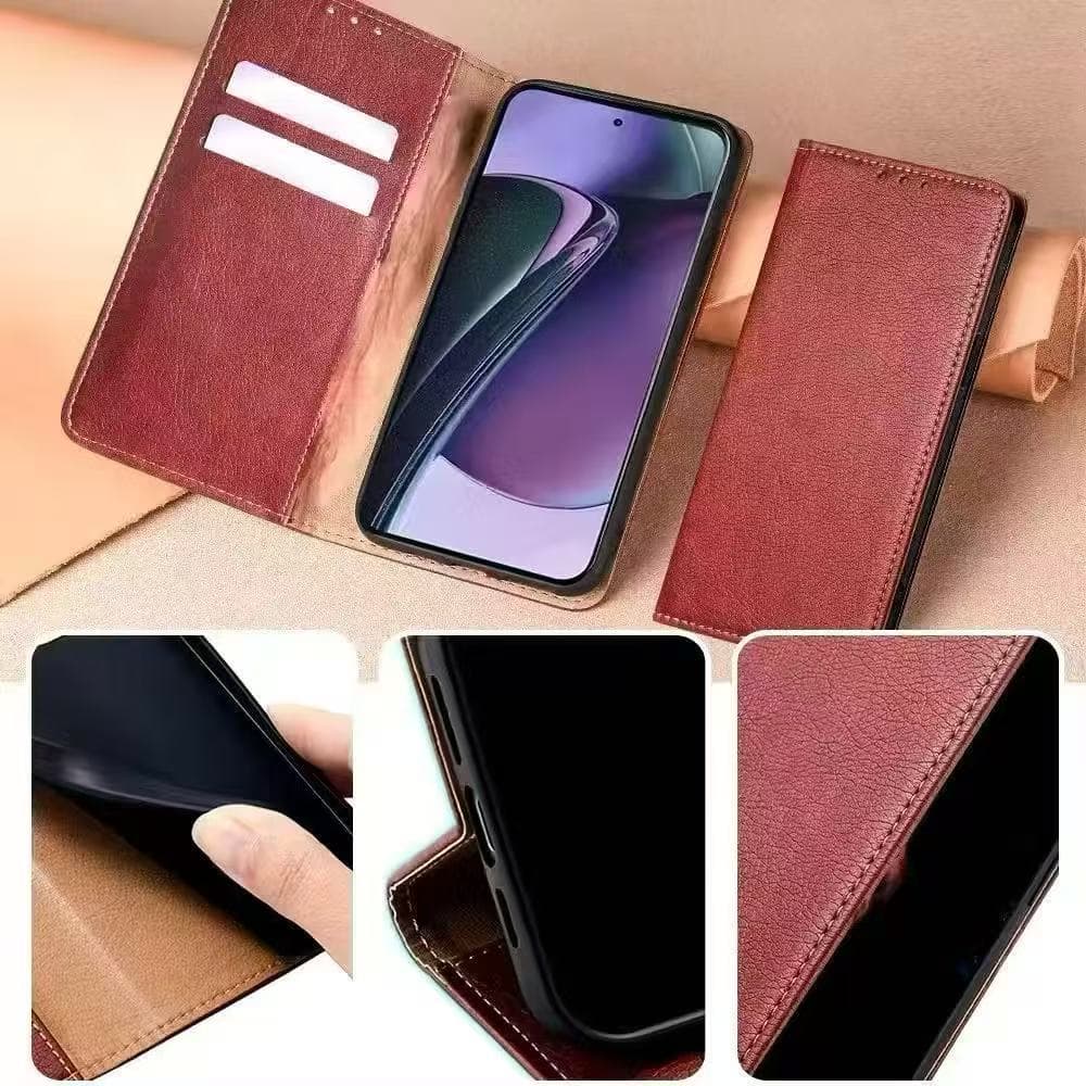 เคสฝาพับ XUNTE หนัง สำหรับ Samsung A23 A52 A52S A53 A73 A13 4G A22 M32 A32 4G A32 5G A12 M12 A02 M02 A11 M11 A33 A72 A71 รูปที่ 4