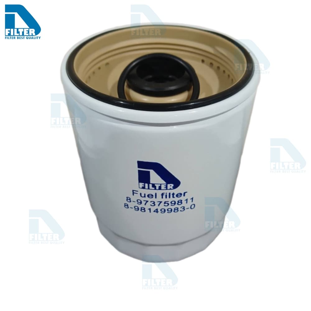 D Filter กรองโซล่า ใช้สำหรับ Isuzu D-Max 2005-2007 ,Mu-7 ลูกเหล็ก DF146N รูปที่ 1