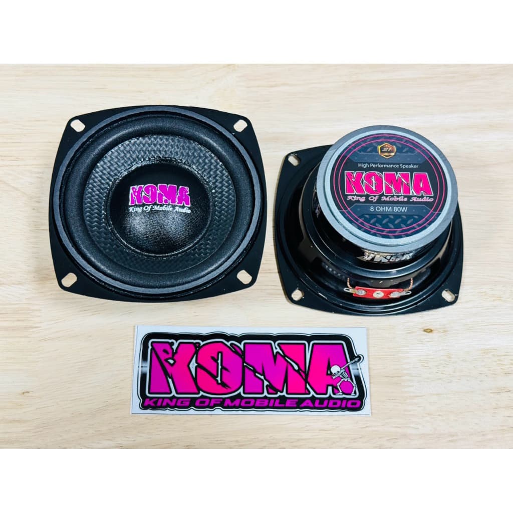 ดอกลำโพงบลูทูธ 4 นิ้ว 8 Ohms. 80 W เสียงกลาง koma 4 นิ้ว ของแท้ ราคาต่อ 1 คู่ ของแท้ 100 % รูปที่ 4