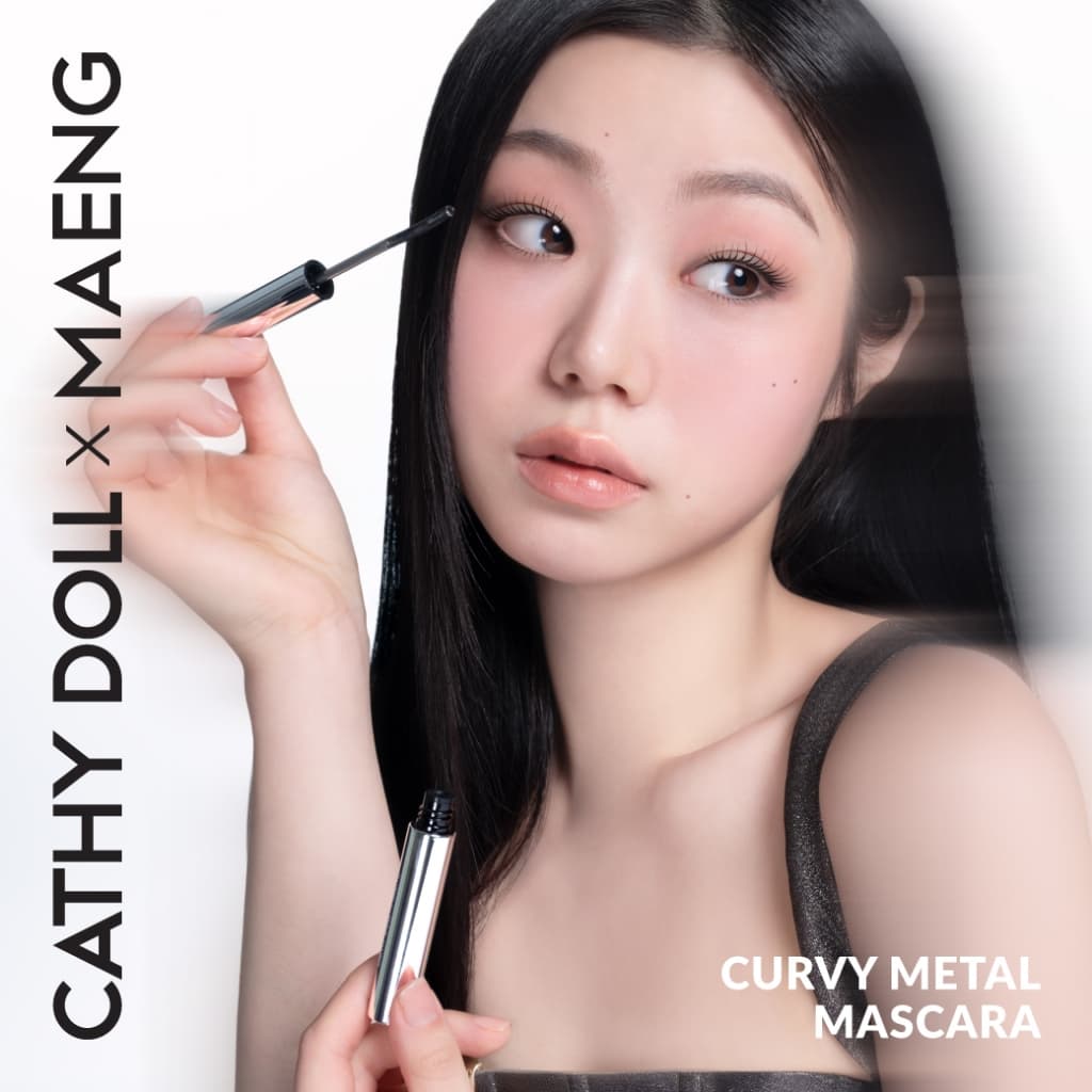 Cathy Doll เคอร์วี่เมทัลมาสคาร่า 5g #CathyDollxMaeng รูปที่ 1